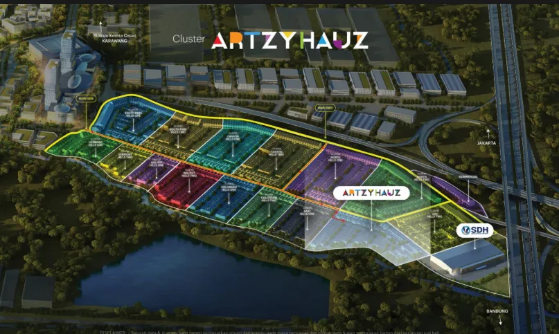 Site Plan Artzy Hauz Phase 2 Lippo Karawang