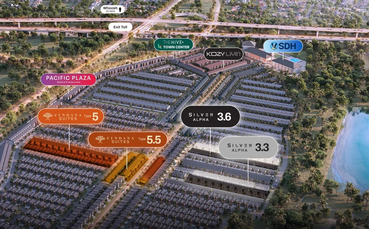 Cendana Suites Site Plan - Premium Layout