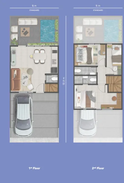 Floor plan for X5 Standard